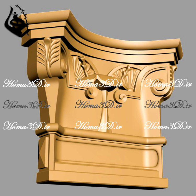 دانلود سرستون با جزئیات بالا جهت خروجی CNC