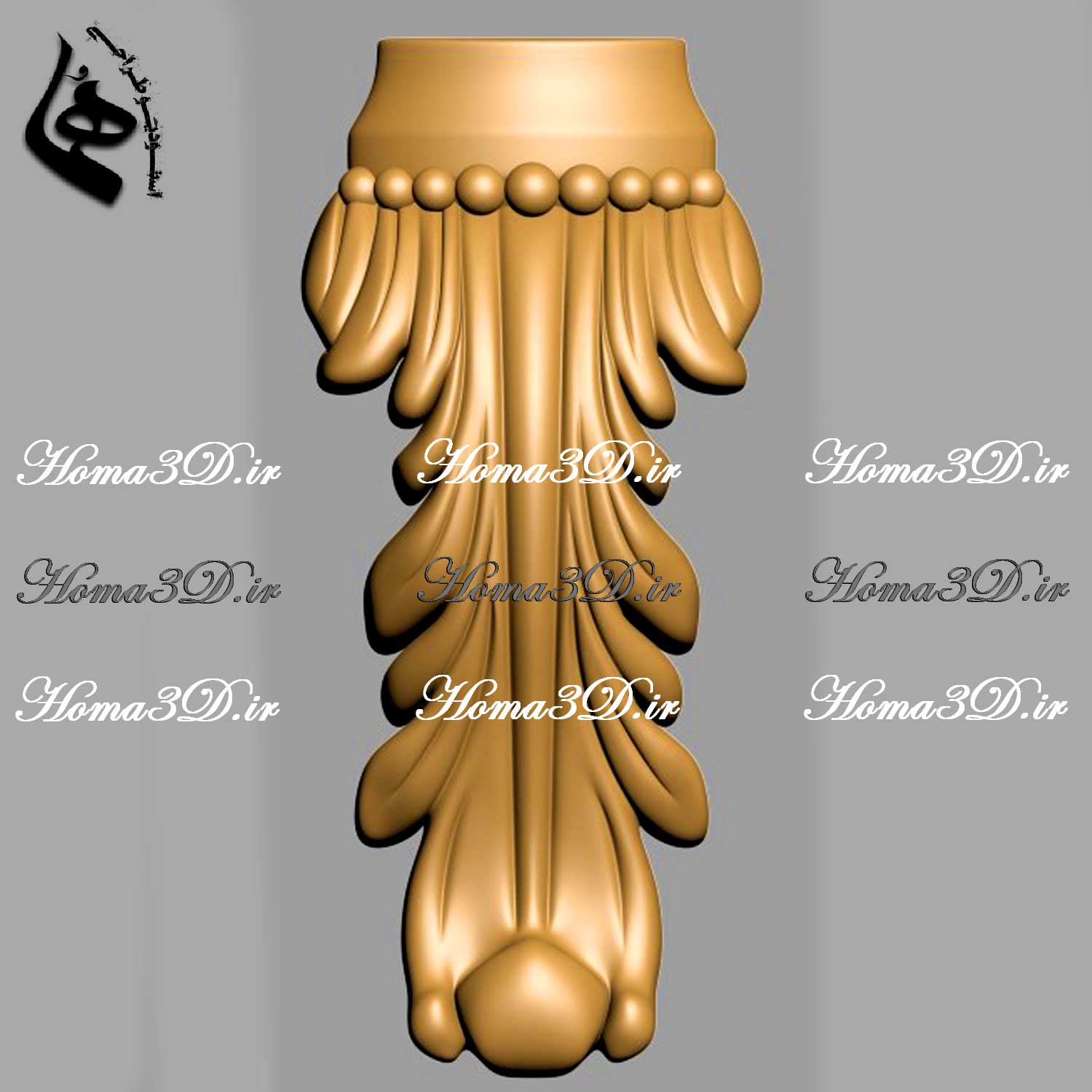طراحی سرستون سبک کلاسیک اروپایی برای ویلا
