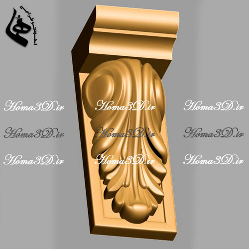 دانلود فایلهای طراحی سهبعدی سرستون برای معماران- مراحل طراحی سهبعدی سرستونهای نئوکلاسیک