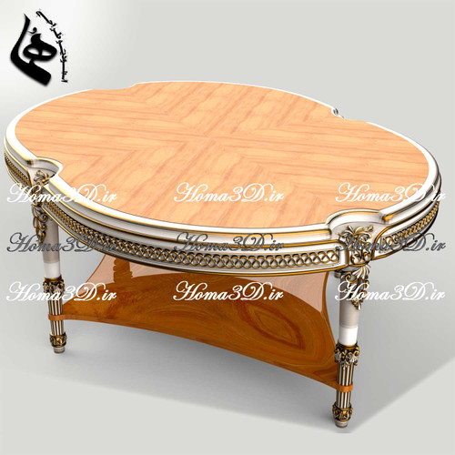 فایل طراحی و اسکن3بعدی میزجلو مبلی با قالب جدید و منبت های ظریف برای نجاری و تولید با سی ان سی چوب – دیجیتال، لوکس، بینقص