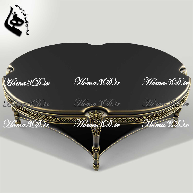 فایل طراحی و اسکن3بعدی میزجلو مبلی با قالب جدید و منبت های ظریف برای نجاری و تولید با سی ان سی چوب – دیجیتال، لوکس، بینقص