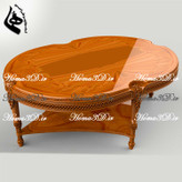 فایل طراحی و اسکن3بعدی میزجلو مبلی با قالب جدید و منبت های ظریف برای نجاری و تولید با سی ان سی چوب – دیجیتال، لوکس، بینقص