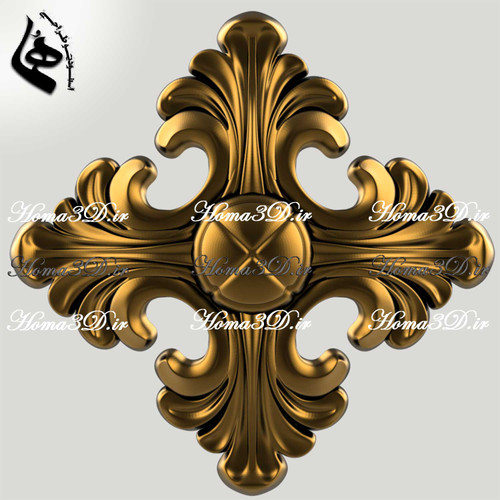 مدل آماده پنل گلدار برای حکاکی و منبتکاری (فایل دیجیتال – دانلودی)