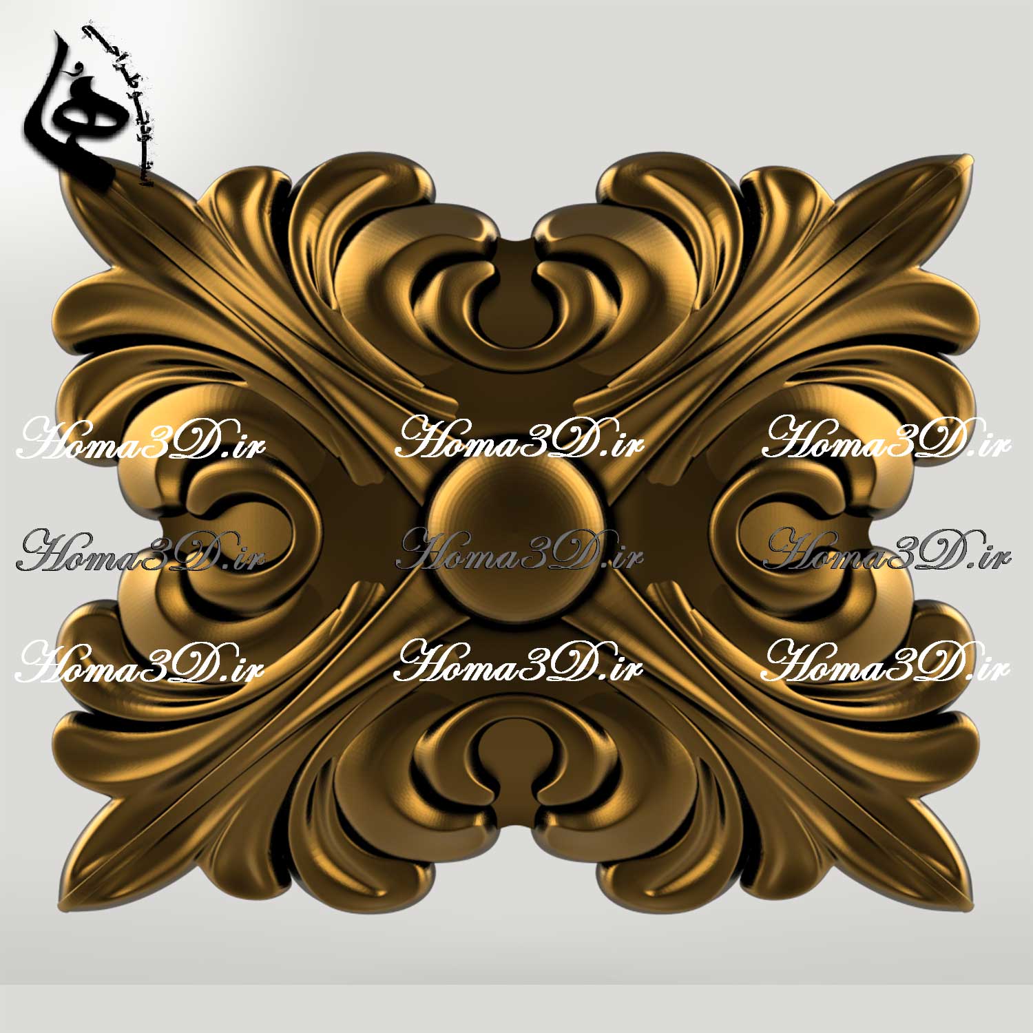 فایل طراحی دیجیتال پنل ۲بعدی جهت برش لیزر و CNC