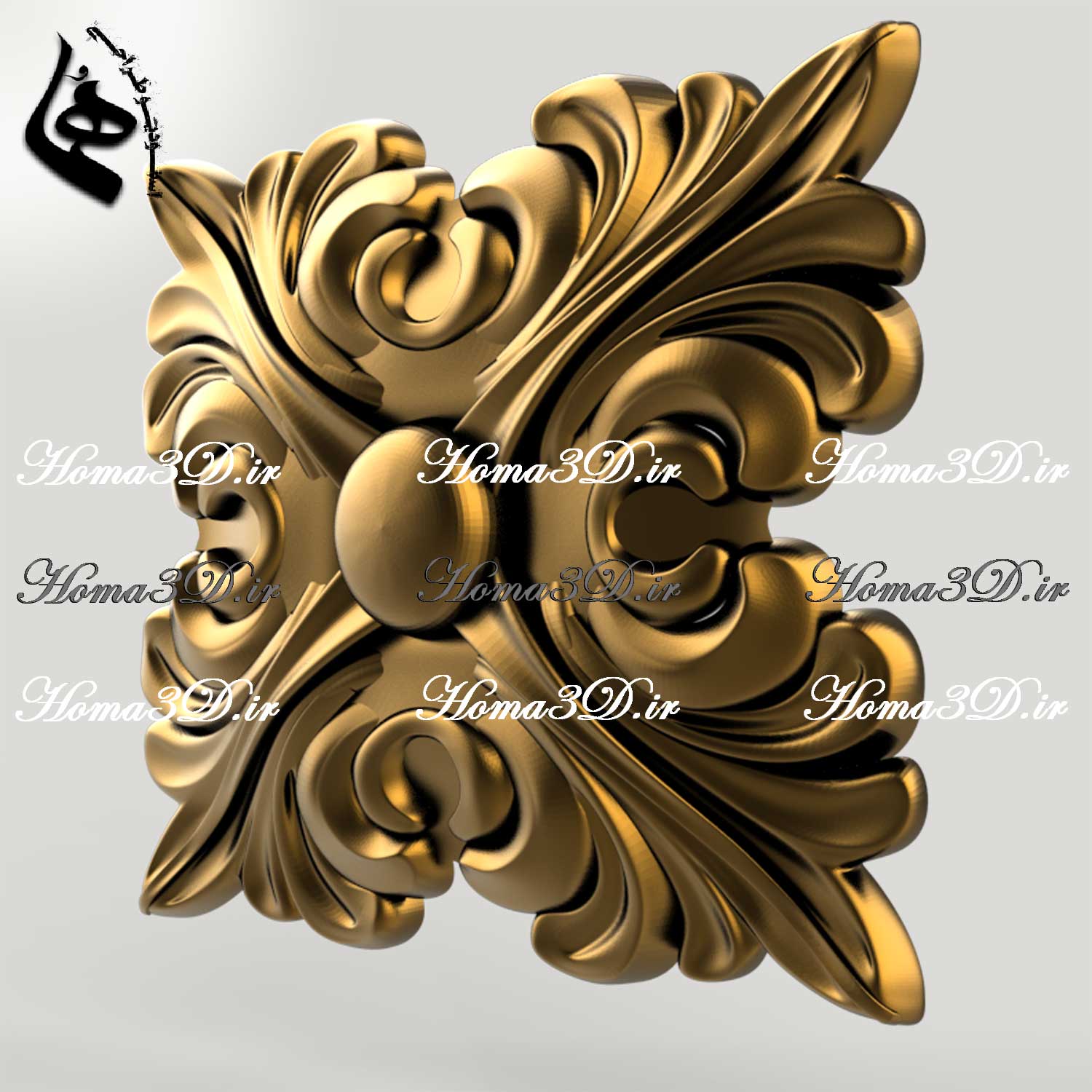 فایل طراحی دیجیتال پنل ۲بعدی جهت برش لیزر و CNC