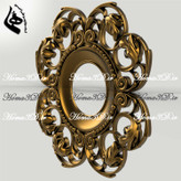 فایل STL پنل دکوراتیو مناسب خراطی و حکاکی