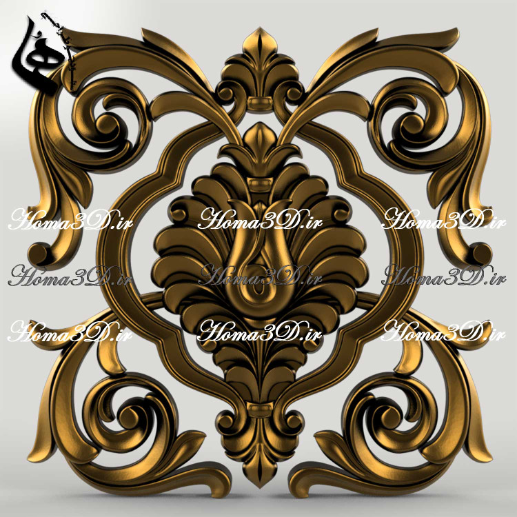 طرح آماده پنل سهبعدی مخصوص دستگاههای CNC