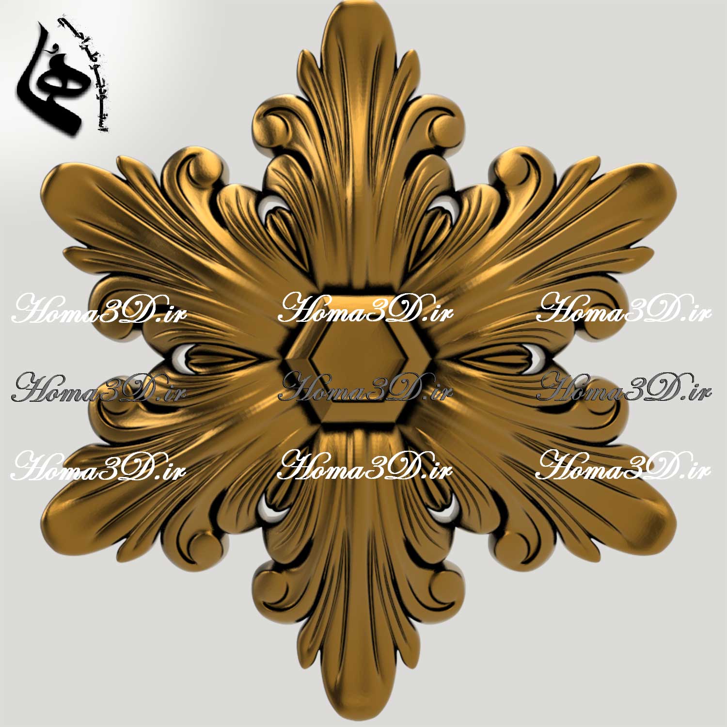 مدل STL پنل دوطرفه مناسب پارتیشن و دیوار جداکننده