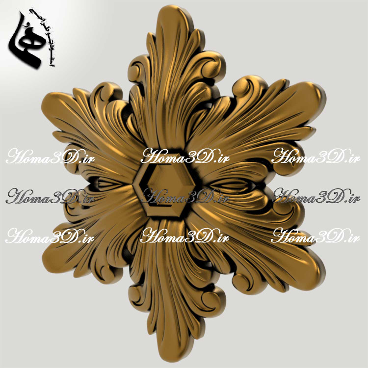 مدل STL پنل دوطرفه مناسب پارتیشن و دیوار جداکننده