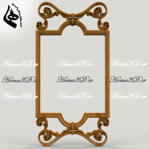 فایل STL فریم منبت، پنل منبتی مناسب CNC چوب
