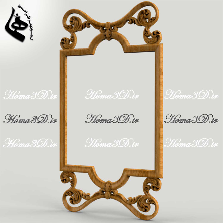 فایل STL فریم منبت، پنل منبتی مناسب CNC چوب