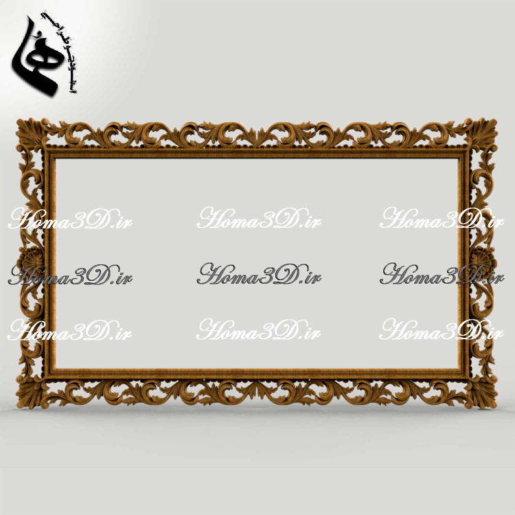 دانلود مدل سهبعدی پنل دکور - فریم کلاسیک تابلو
