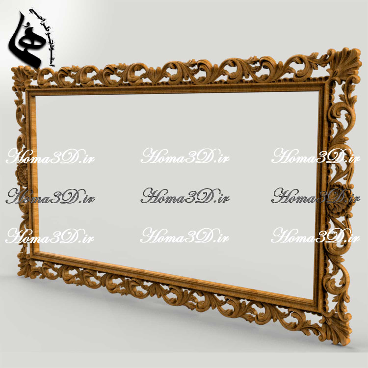 دانلود مدل سهبعدی پنل دکور - فریم کلاسیک تابلو