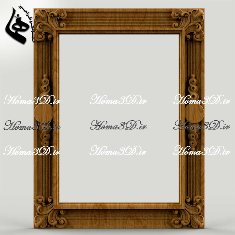 طرح CNC قاب تابلو منبتی - فایل منبت فریم مخصوص تابلو