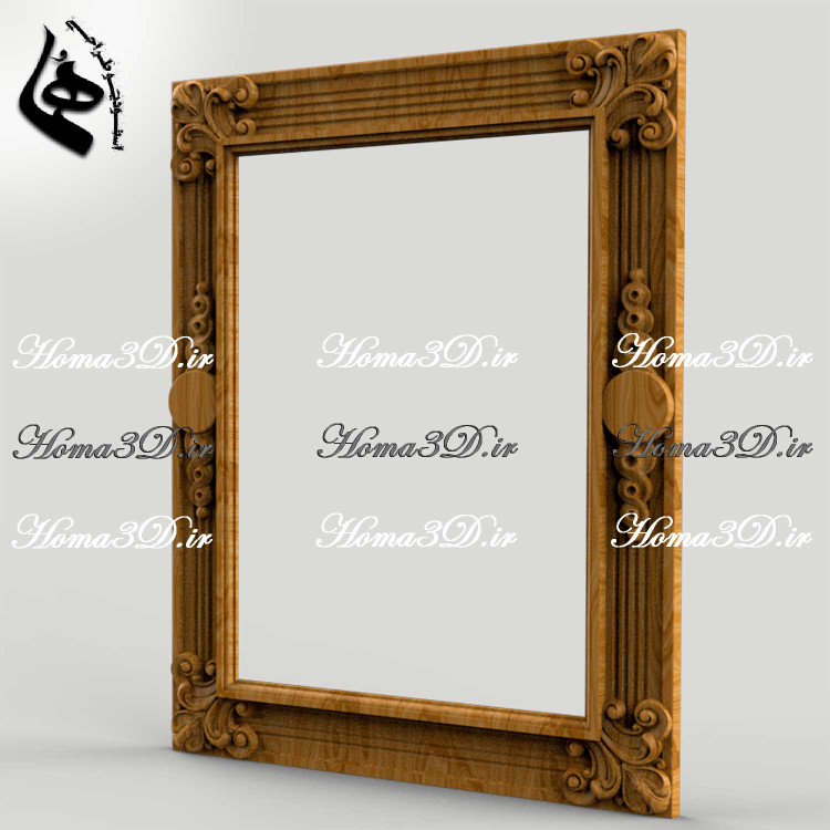 طرح CNC قاب تابلو منبتی - فایل منبت فریم مخصوص تابلو