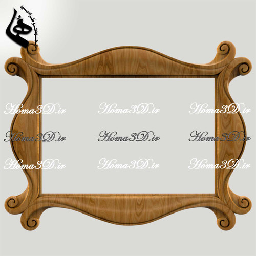 فایل CNC پنل فریم سنتی پنل گلدار مناسب حکاکی چوب
