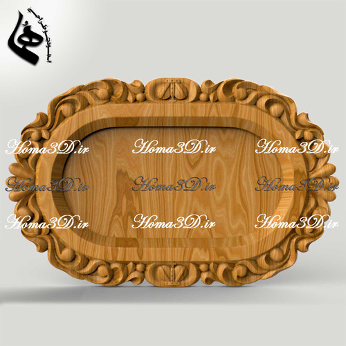 فایل دیجیتال قاب و فریم منبتی - طرحدار CNC فریم دکوراتیو