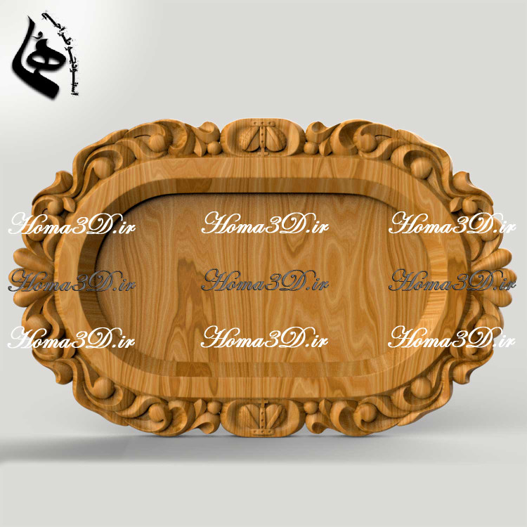 فایل دیجیتال قاب و فریم منبتی - طرحدار CNC فریم دکوراتیو