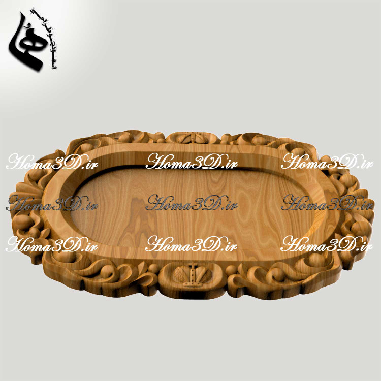 فایل دیجیتال قاب و فریم منبتی - طرحدار CNC فریم دکوراتیو