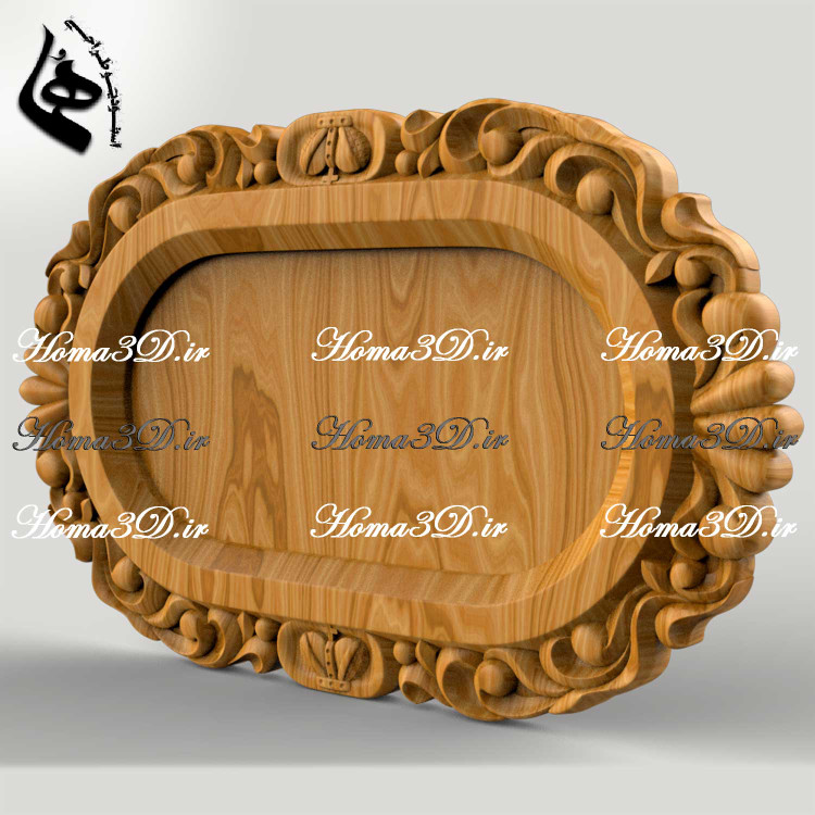 فایل دیجیتال قاب و فریم منبتی - طرحدار CNC فریم دکوراتیو