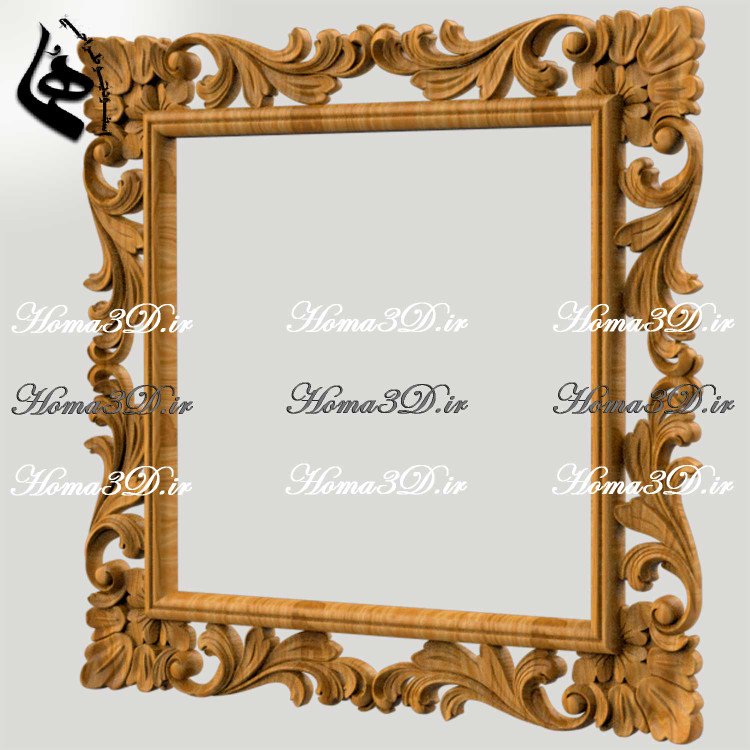 قاب منبتی مناسب نجاری پنل حکاکی شده سهبعدی