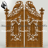 طراحی 3بعدی درب چوبی برای تولید با CNC