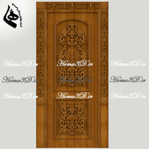 دربهای چوبی نئوکلاسیک | فایل دیجیتال طراحی منبّت CNC
