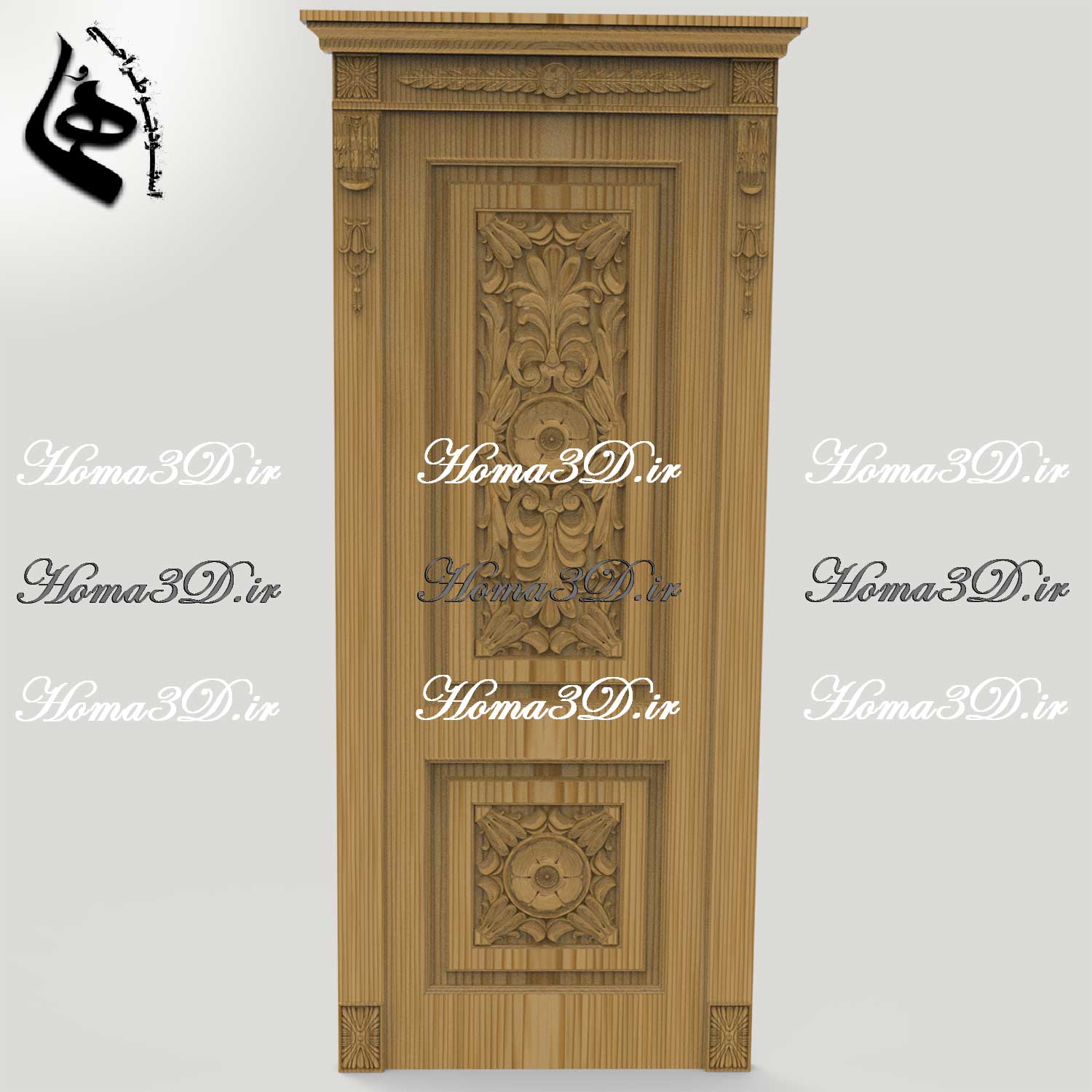 درب‌های ورودی مدرن – نرم‌افزار طراحی درب سه‌بعدی | فایل دیجیتال STL