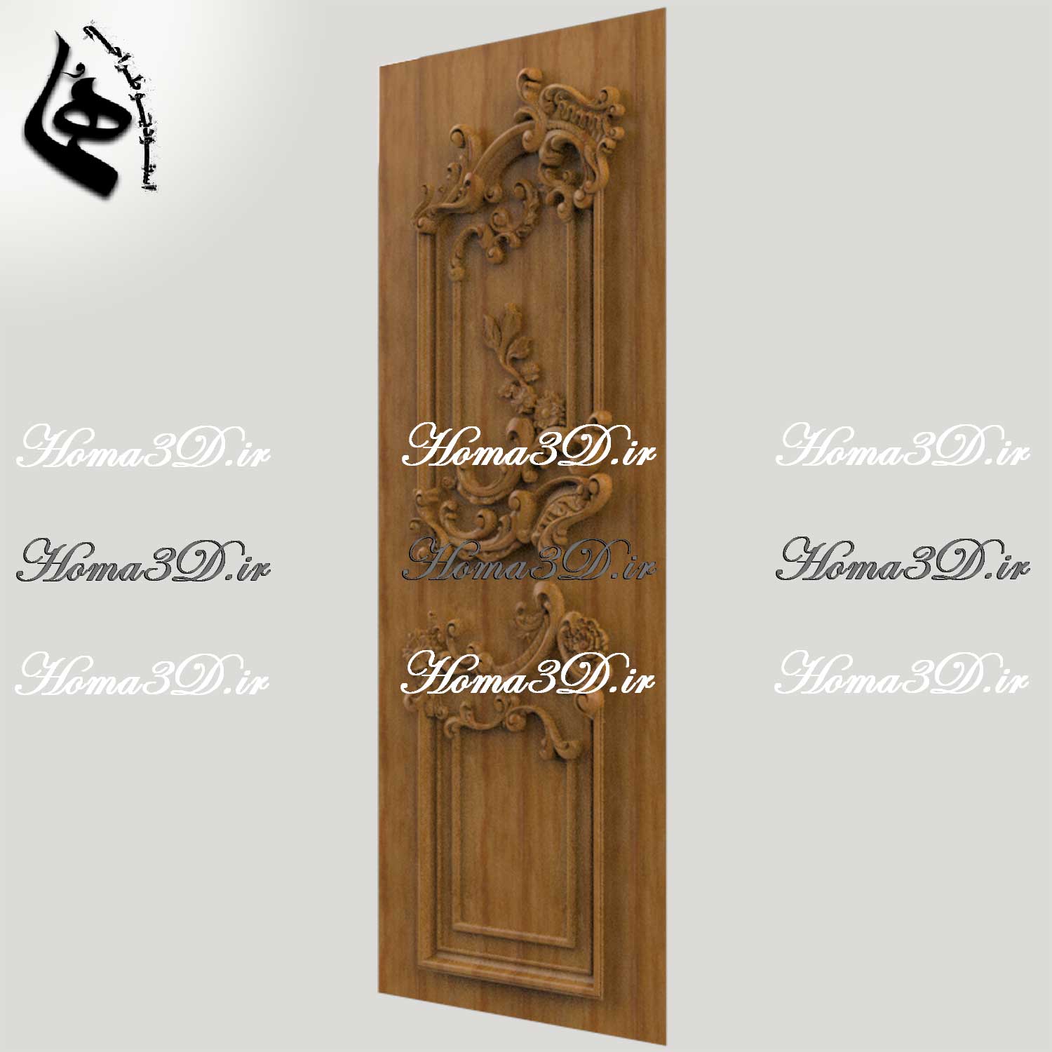 تکنیک‌های منبت‌کاری درب چوبی | تولید درب با دستگاه CNC