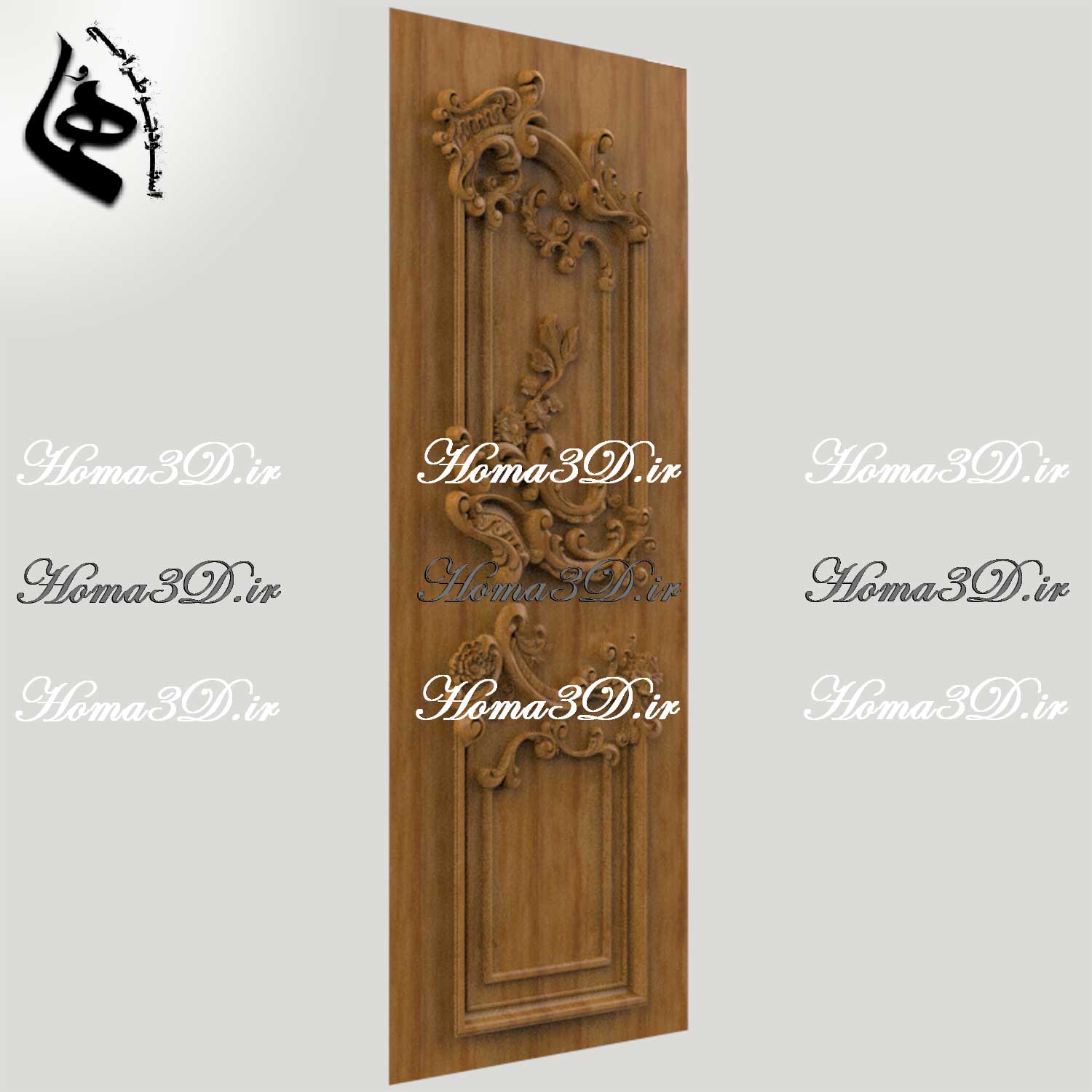 تکنیک‌های منبت‌کاری درب چوبی | تولید درب با دستگاه CNC