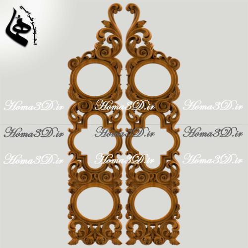 شبیهسازی دربهای چوبی | طراحی حرفهای درب منبتی