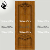دربهای نئوکلاسیک چوبی – فایل سهبعدی STL برای تولید حرفهای