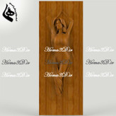 پروژههای طراحی درب چوبی با الهام از آناتومی بدن بانوی زیب