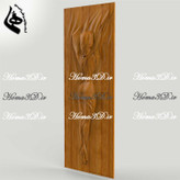 پروژههای طراحی درب چوبی با الهام از آناتومی بدن بانوی زیب