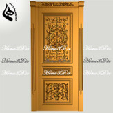 فایلهای CAD برای درب چوبی منبتی زیبا