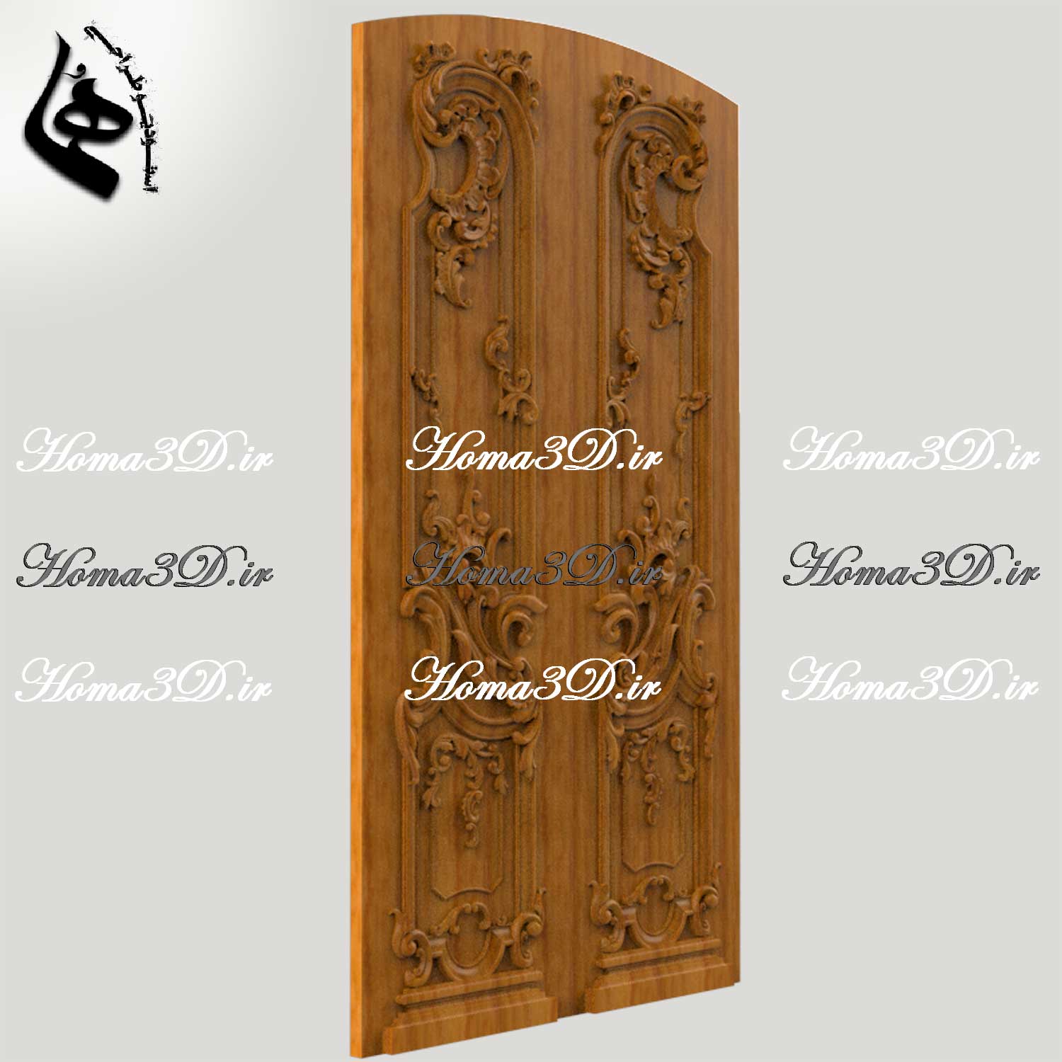 طراحی درب با نرم‌افزار 3Ds Max و MAYA