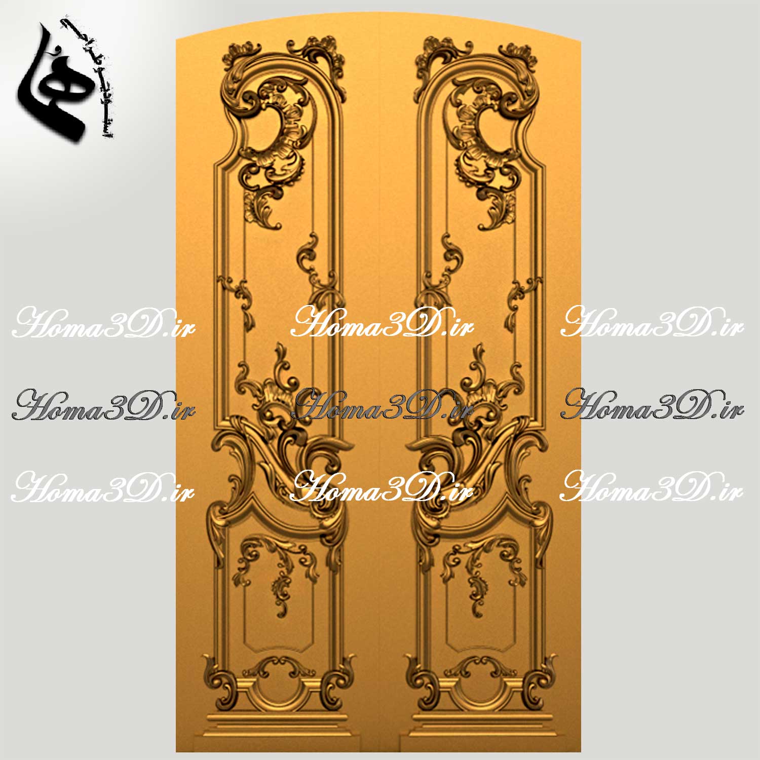 طراحی درب با نرم‌افزار 3Ds Max و MAYA