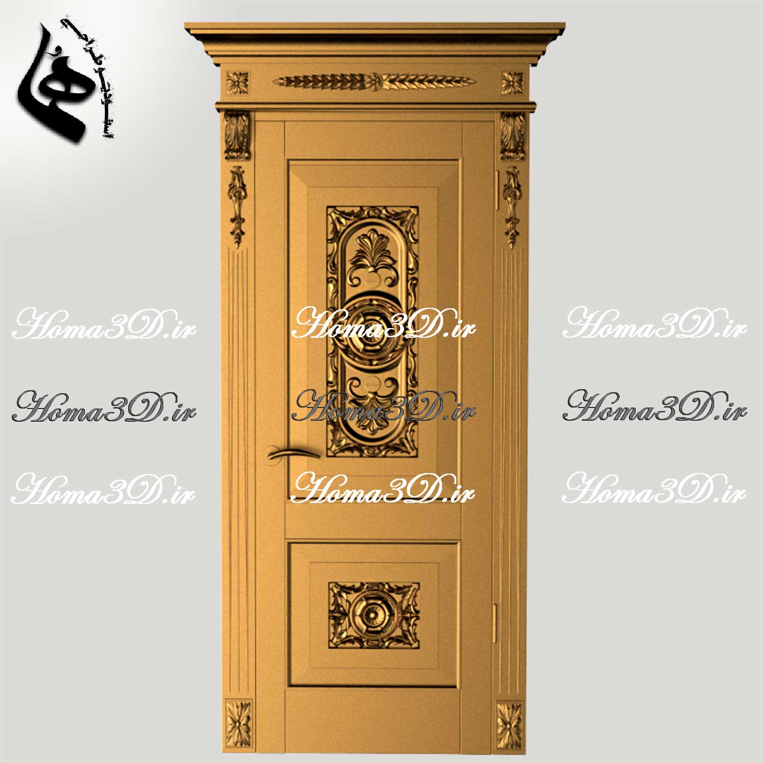 درب‌های ورودی منبت‌کاری شده | درب‌های چوبی با کیفیت بالا