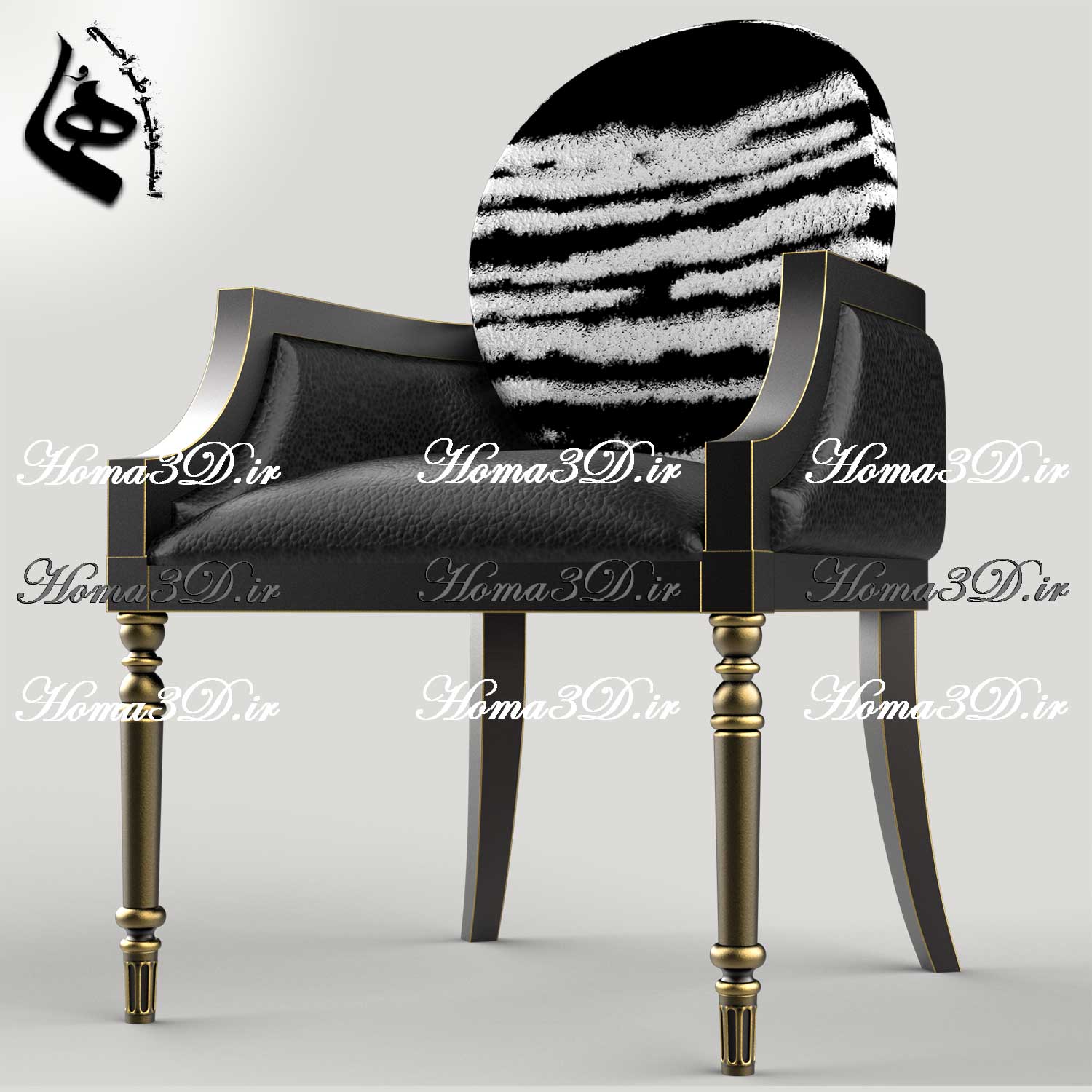 دانلود فایل طراحی و اسکن 3بعدی و قالب‌کشی صندلی خاص مدرن بدون منبت — می‌خوای لوکس بسازی؟ اینو بردار!