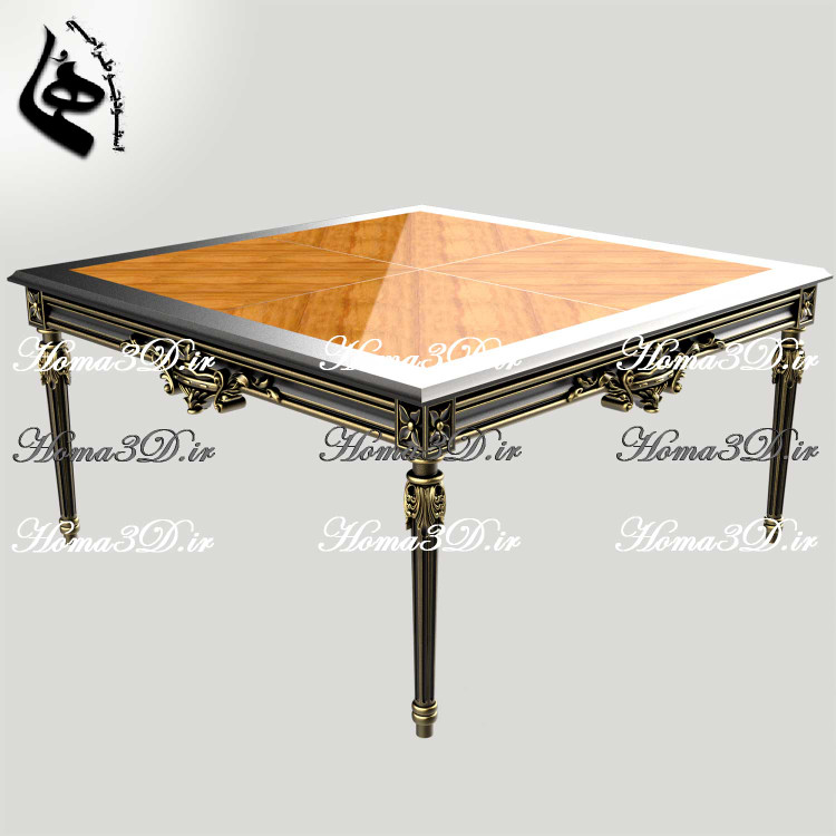 فولست سلطنتی مبلمان چوبی: ترکیبی از هنر نجاری، طراحی ۳بعدی و دکوراسیون لوکس فرانسوی | استودیو طراحی هما