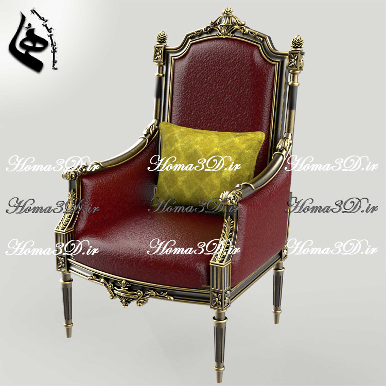 خرید و دانلود فایل طراحی 3بعدی مبلمان منبتی