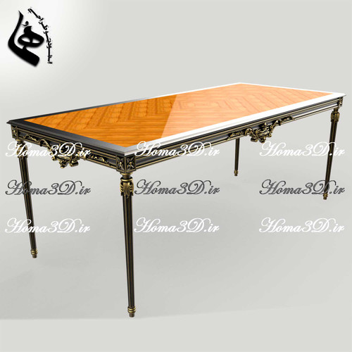 🔸 خرید و دانلود فایل طراحی 3بعدی منبت ناهارخوری و آبجکت میزناهارخوری جهت تولید، رندرینگ و CNC