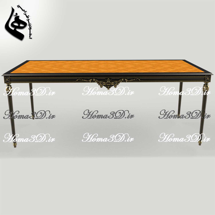 🔸 خرید و دانلود فایل طراحی 3بعدی منبت ناهارخوری و آبجکت میزناهارخوری جهت تولید، رندرینگ و CNC