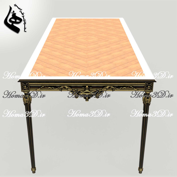 🔸 خرید و دانلود فایل طراحی 3بعدی منبت ناهارخوری و آبجکت میزناهارخوری جهت تولید، رندرینگ و CNC