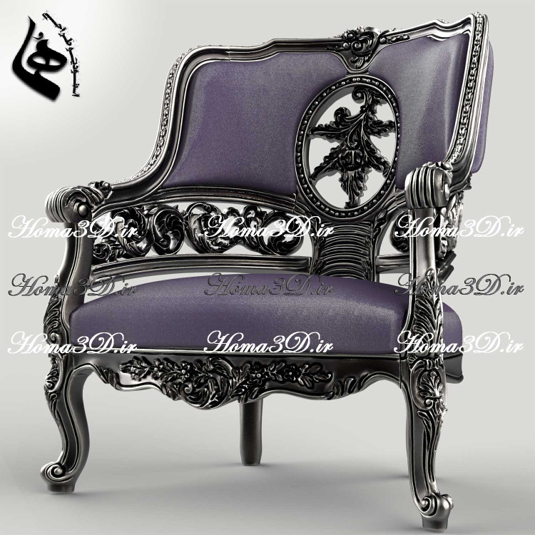 خرید و دانلود فایل طراحی 3بعدی منبت مبل لوکس ورساچ جهت تولید، رندرینگ و CNC