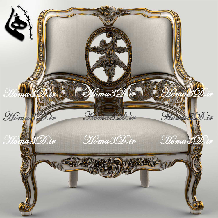 خرید و دانلود فایل طراحی 3بعدی منبت مبل لوکس ورساچ جهت تولید، رندرینگ و CNC