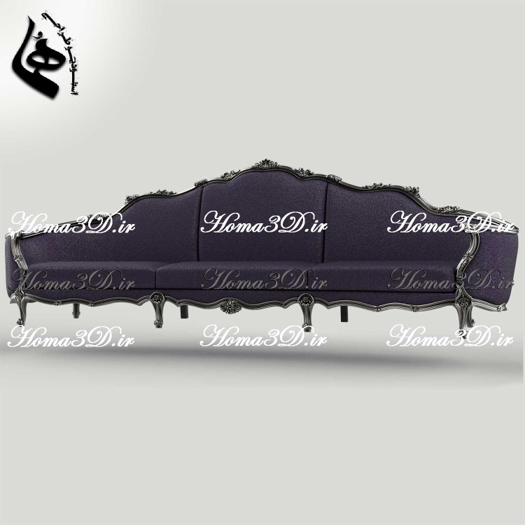 خرید و دانلود فایل طراحی ۳بعدی منبت کاناپه کینگ سایز ورساچ