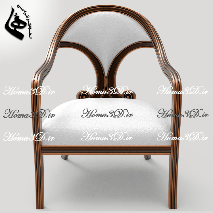 مدل 3بعدی دانلودی مبل با سبک نئوکلاسیک با استاندارد طراحی در قالبکشی مبلمان