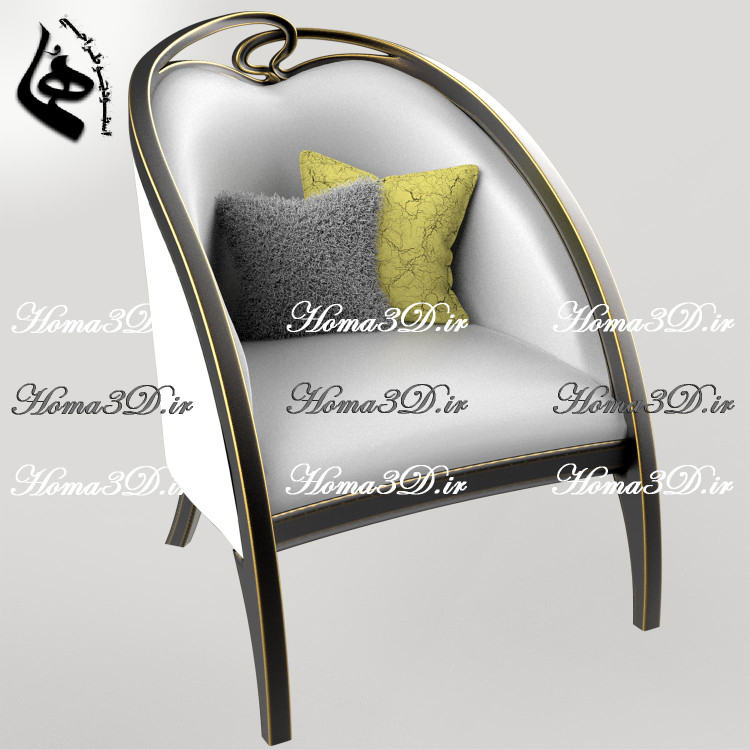 خرید فایل طراحی مبل با طراحی جذاب و قالبکشی لوکس با تاج زیبا که هنر در این اثر فریاد میزند