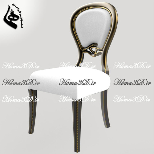 صندلی لوکس با پشتی گرد مناسب هر سبک، سلیقه و فضا